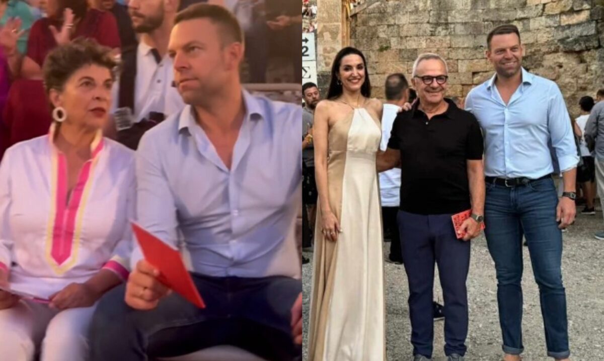 Στην Επίδαυρο ο Στέφανος Κασσελάκης – Παρακολούθησε την παράσταση «Ιφιγένεια Εν Αυλίδι»