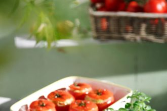 Ντομάτες γεμιστές με ρικότα από την Ιταλία