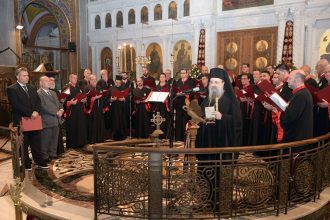 Μουσική σύναξη τριών Βυζαντινών χορωδιών, στον κατάμεστο, νέο Ι.Ν. Αγ. Ανδρέου Πατρών