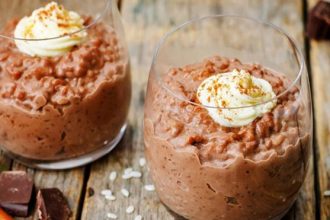 Pυζόγαλο με σοκολάτα