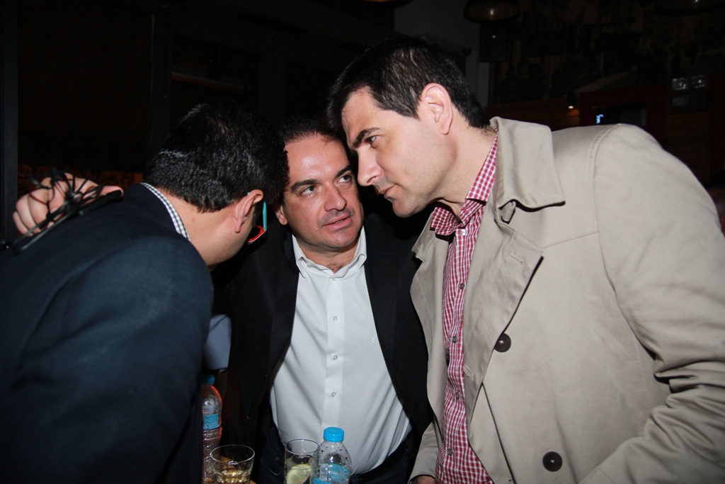 Γιόρτασε με φίλους ο Γιώργος Κακούρης