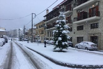 Τα Καλάβρυτα "ντυμένα" στα λευκά! Δείτε ένα εκπληκτικό βίντεο