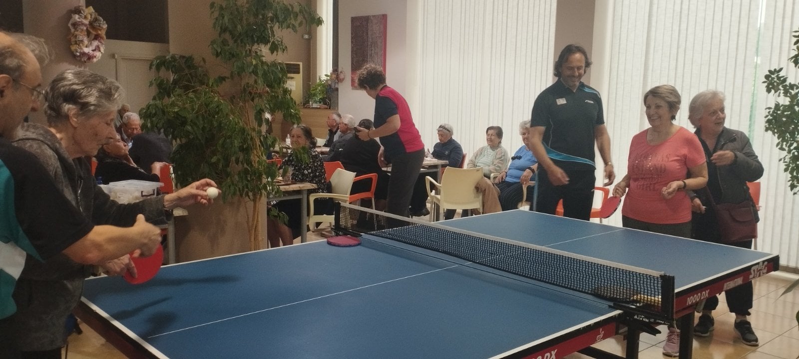 Το Γ΄ ΚΑΠΗ του δήμου Πατρέων επισκέφτηκε η Ε.Φ.Ο.Επ.Α. στην παγκόσμια ημέρα επιτραπέζιας αντισφαίρισης