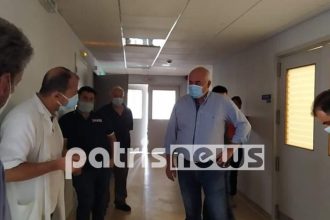 Περιοδεία Νίκου Καραθανασόπουλου στα νοσοκομεία της Ηλείας