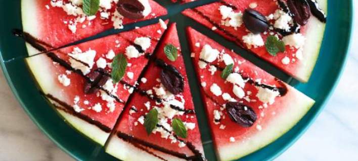 Καρπούζι, φέτα, μπαλσάμικο