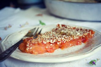 Καρπουζόπιτα Μήλου