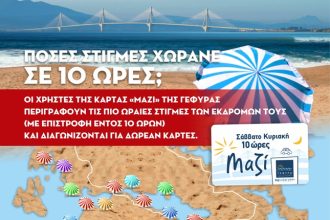 10ΩΡΗ Κάρτα «ΜΑΖΙ» της Γέφυρας: Αναμνήσεις από εκδρομές προσφέρουν δωρεάν κάρτες