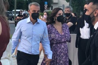 Όλγα Κεφαλογιάννη – Μίνως Μάτσας: Στην επίδειξη του Dior, πιασμένοι χέρι-χέρι