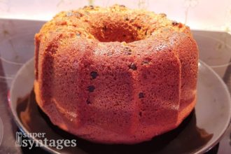 Κεικ πορτοκάλι με κομμάτια σοκολάτας