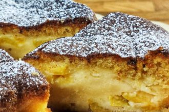 Κέικ ροδάκινο χωρίς ζάχαρη