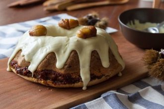 Χειμωνιάτικο κέικ με κανέλα και κάστανα