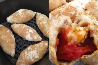 Κιμαδοπιτάκια στη φριτέζα αέρος