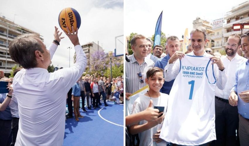 Μητσοτάκης: Σουτάκια στο Αγρίνιο!