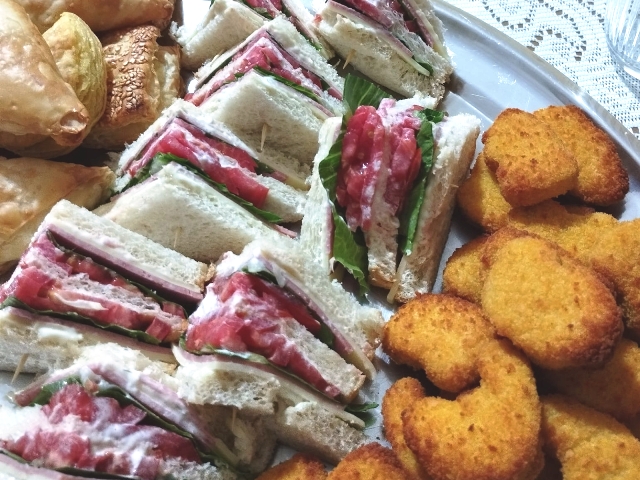 Κλαμπ σάντουιτς με μορταδέλα