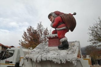 Έφτασε ο Άι Βασίλης στην Κλειτορία! ΦΩΤΟ