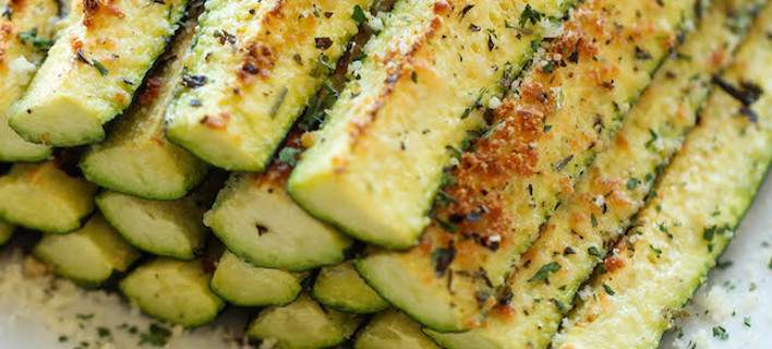 Κολοκυθάκια ψητά με παρμεζάνα