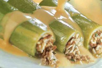 Κολοκυθάκια γεμιστά με αβγολέμονο