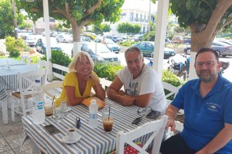 Καφεδάκι στην Ηλεία για τον Μάκη Βορίδη