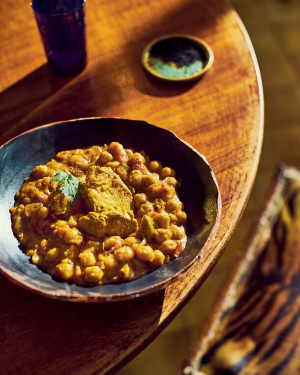 Koτόπουλο με ρεβύθια