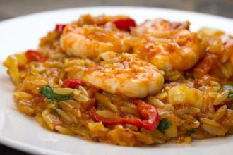 Πιλάφι με γαρίδες