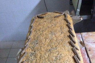 Εφτιαξαν λαγάνα - γίγας