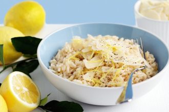 Ιταλικό ριζότο λεμονιού