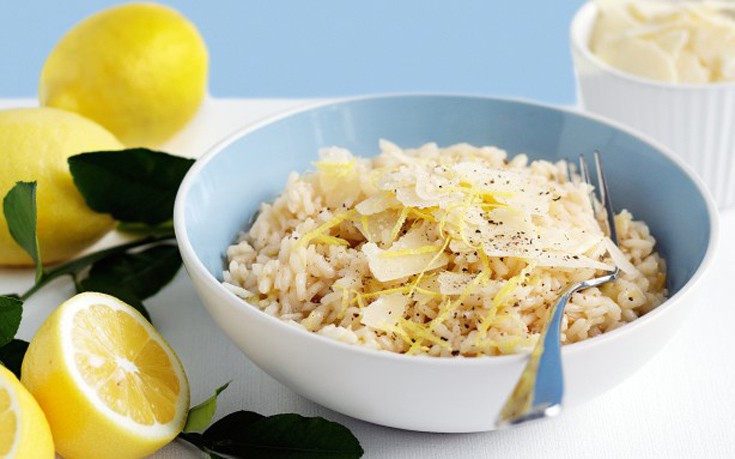 Ιταλικό ριζότο λεμονιού