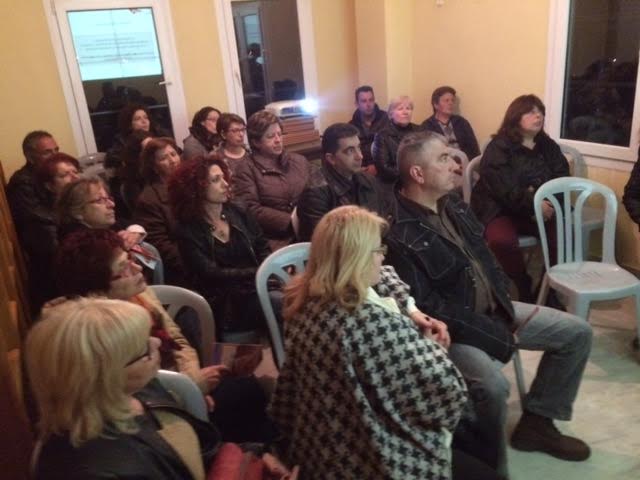 Μεγάλο ενδιαφέρον στην εκδήλωση για τη λευχαιμία από τον Σύλλογο Παραλίας Κάτω Αλισσού