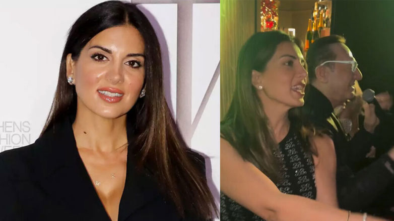 Σταματίνα Τσιμτσιλή: Τα «έσπασε» στον Λευτέρη Πανταζή μαζί με τις φίλες της