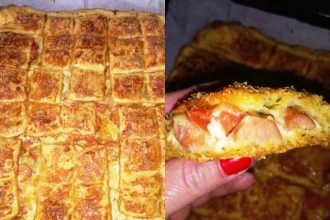 Λουκανικόπιτα σφολιάτας