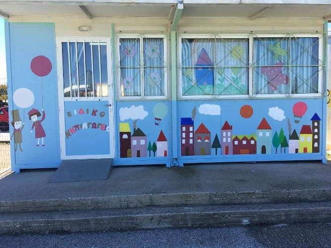 Ειδικό Νηπιαγωγείο Κάτω Αχαΐας: Πώς ένα … ψυχρό λυόμενο γίνεται μια όμορφη σχολική αίθουσα! ΦΩΤΟ