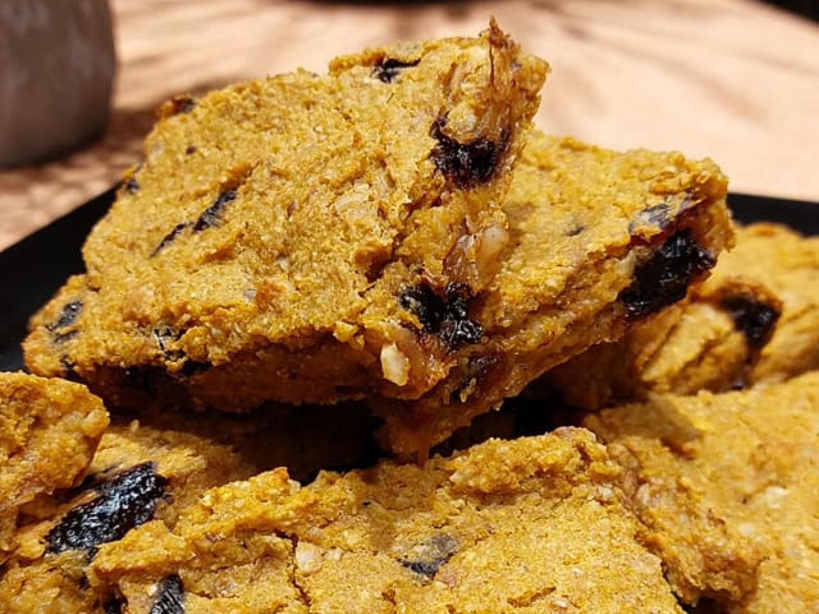 Μαλακές μπάρες μήλου χωρίς ζάχαρη