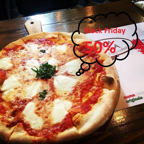 Black Friday στο Mama Pizza με 50% έκπτωση σε αυθεντικές Ιταλικές απολαύσεις!