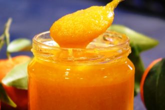 Μαρμελάδα από φλούδες μανταρινιού