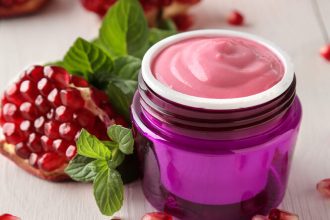 Μάσκα λάμψης με ρόδι