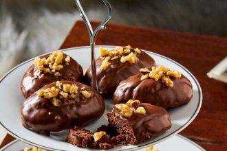 Μελομακάρονα με σοκολάτα