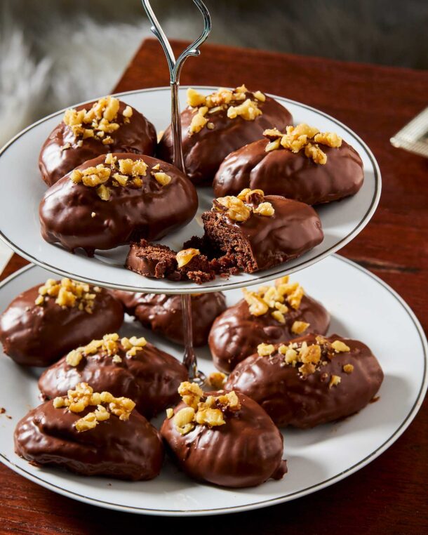 Μελομακάρονα με σοκολάτα