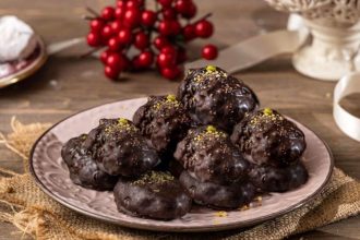 Μελομακάρονα με σοκολάτα