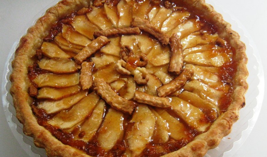 Ανοιχτή μηλόπιτα, τραγανή και ζουμερή!