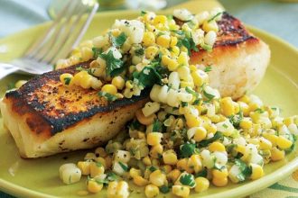 Κοτόπουλο σωτέ με καλαμπόκι