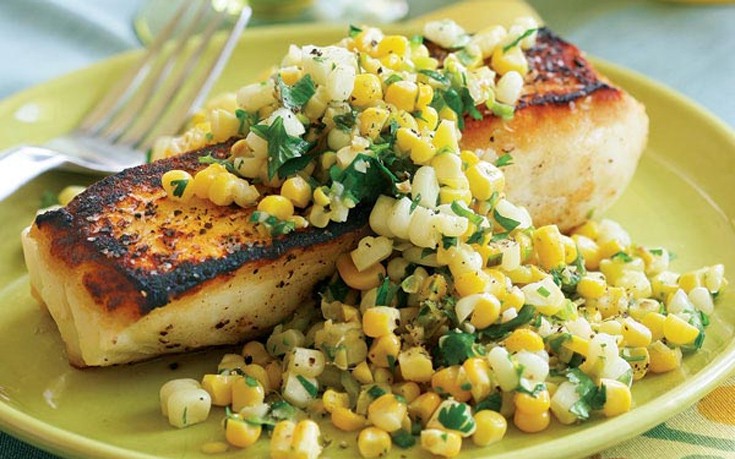 Κοτόπουλο σωτέ με καλαμπόκι