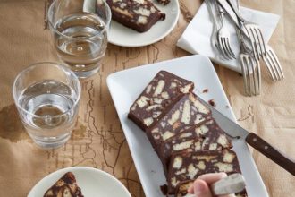 Μωσαϊκό με κραμπλ αμυγδάλου