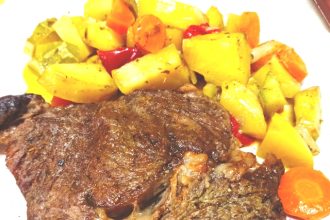 Μοσχαρίσιες μπριζόλες στη γάστρα