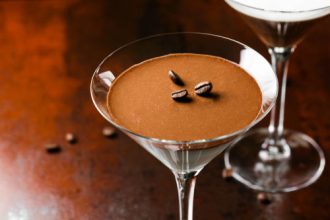 Μους σοκολάτα με καφέ