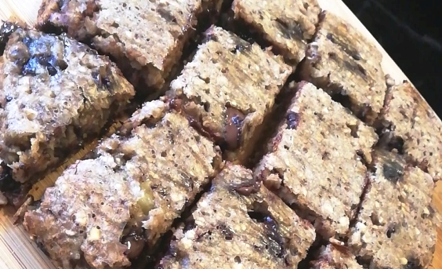 Μπάρες μπανάνα - σοκολάτα χωρίς ζάχαρη