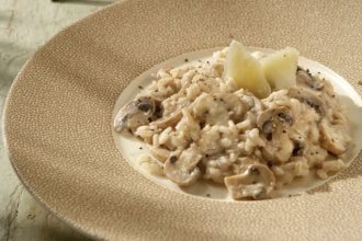 Ριζότο με κοτόπουλο και μανιτάρια