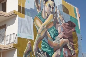 Πάτρα: Εντυπωσιακή τοιχογραφία στην Ελ. Βενιζέλου