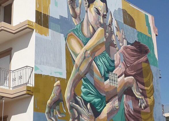 Πάτρα: Εντυπωσιακή τοιχογραφία στην Ελ. Βενιζέλου