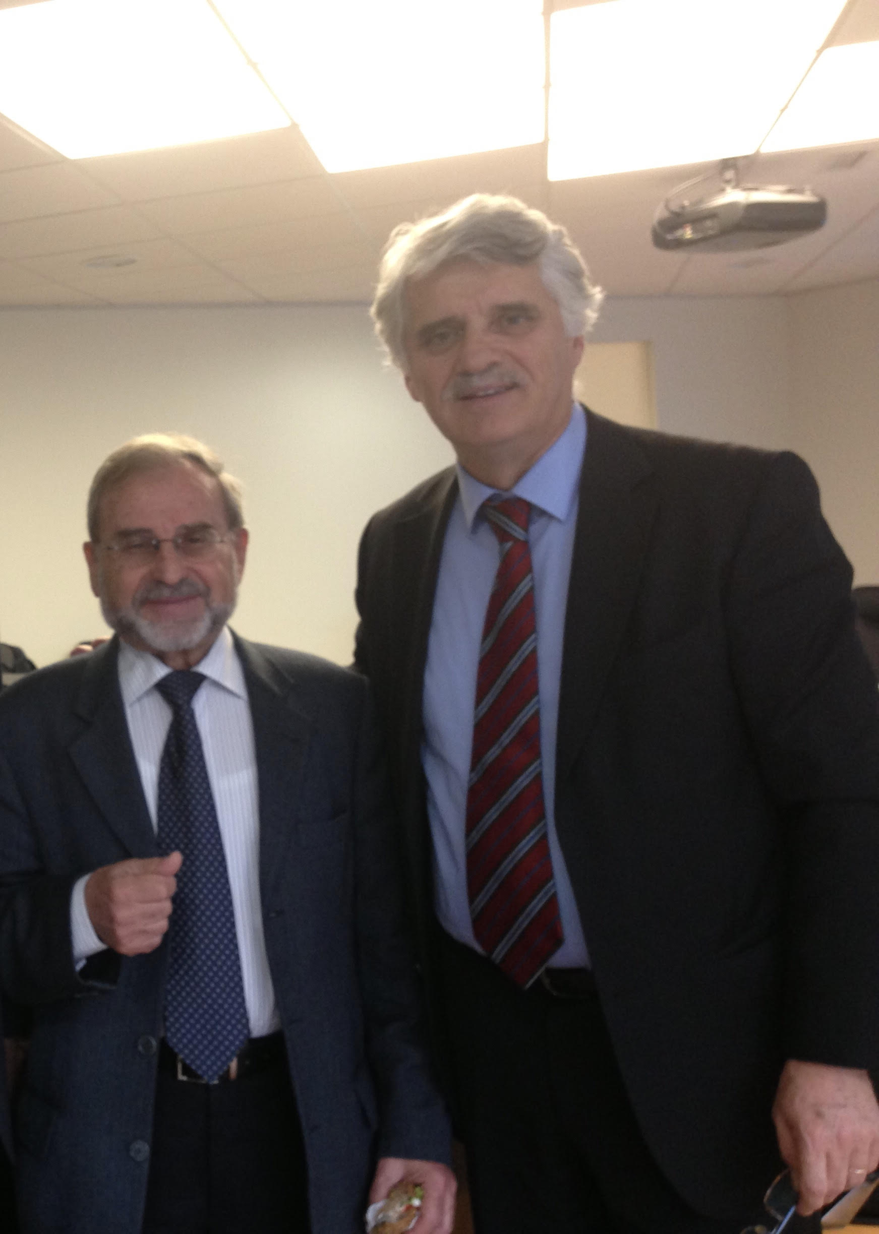 Ο αποχαιρετισμός του Σπύρου Μυλωνά στον αείμνηστο Θανάση Σαφάκα