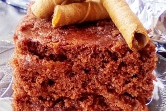 Νηστίσιμο υγρό κέικ σοκολάτας
